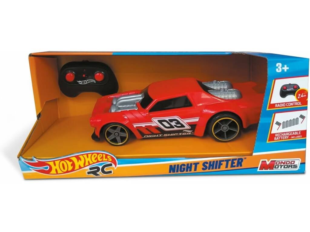 Hot Wheels Véhicule radiocommandé Night Shifter