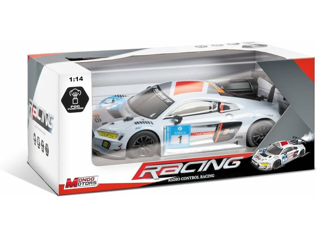 Voiture radiocommandée Audi R8 LMS 1:14 avec effet brouillard