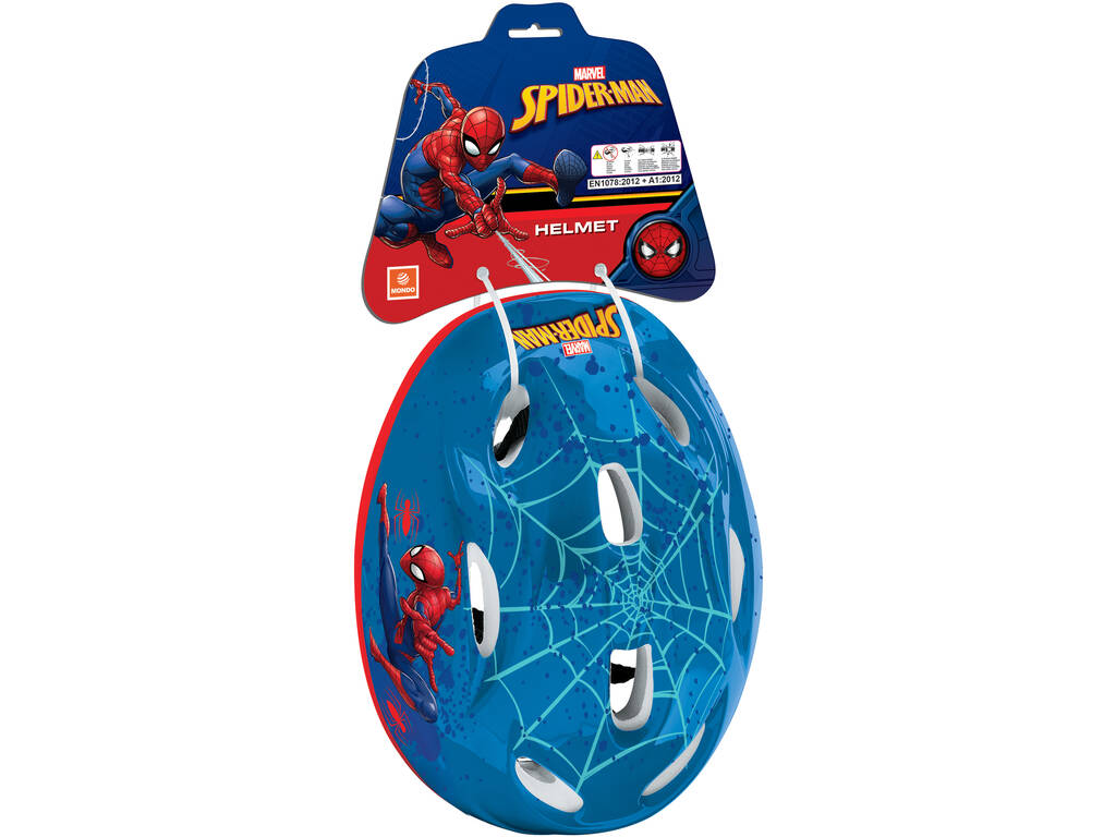 Marvel Spiderman Casco Infantil de Protección Talla 52-56