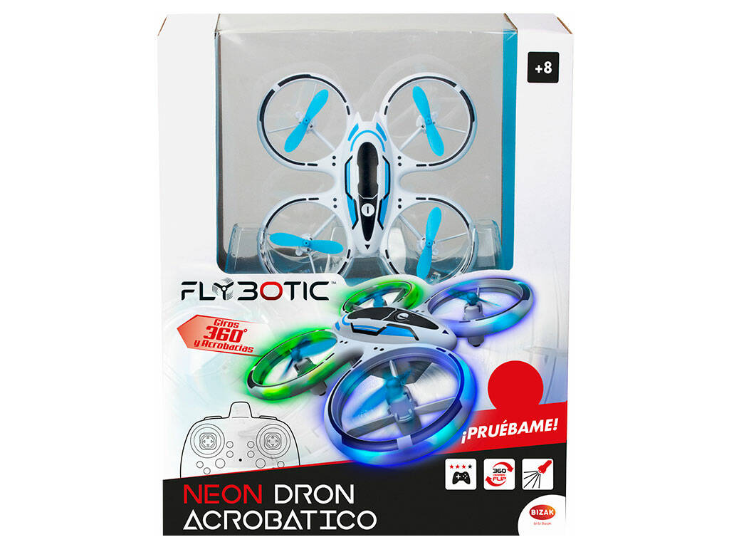 Radio Control Flybotic Neon Drone acrobatique avec lumière LED