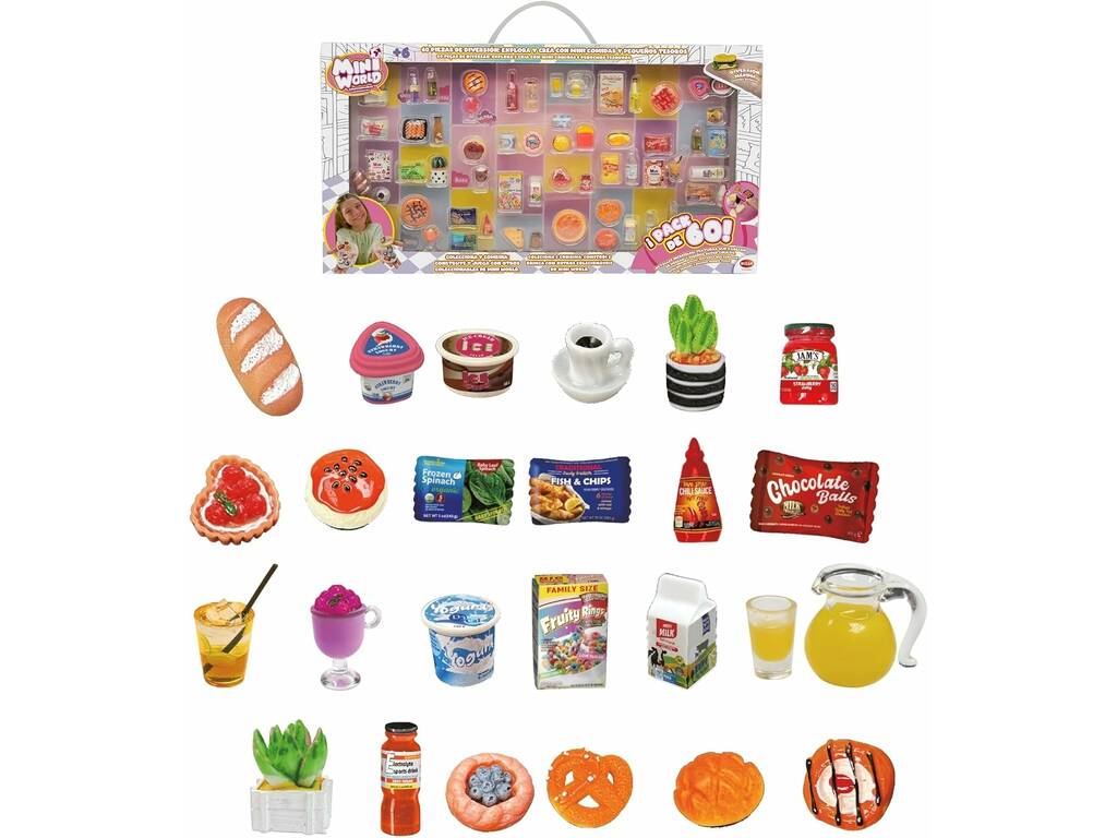 Mini World Pack de 60 accessoires