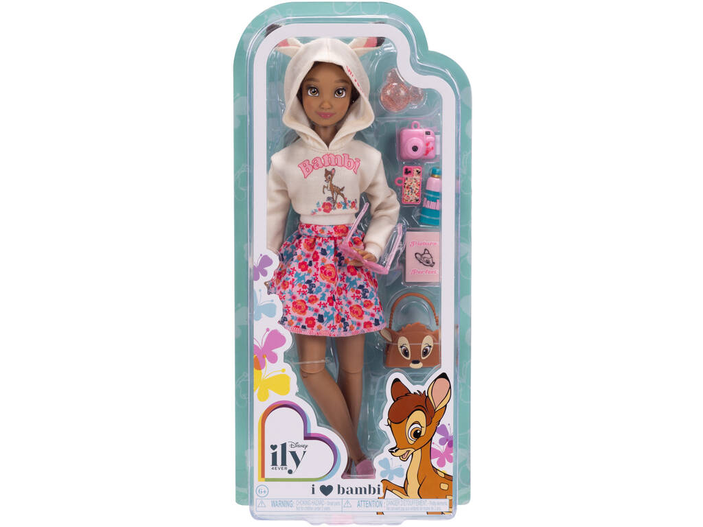 Disney Ily 4Ever Boneca Bambi Inspired de 29 cm com Acessórios