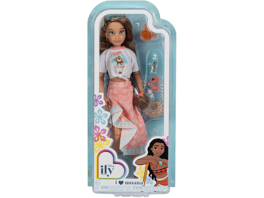 Disney Ily 4Ever Boneca Vaiana Inspired de 29 cm com Acessórios