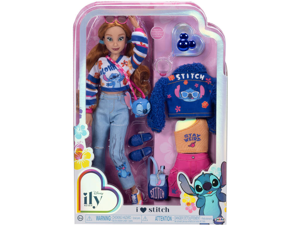 Disney Ily 4Ever Poupée Stitch Inspired de 29 cm avec 2 tenues de cow-boy