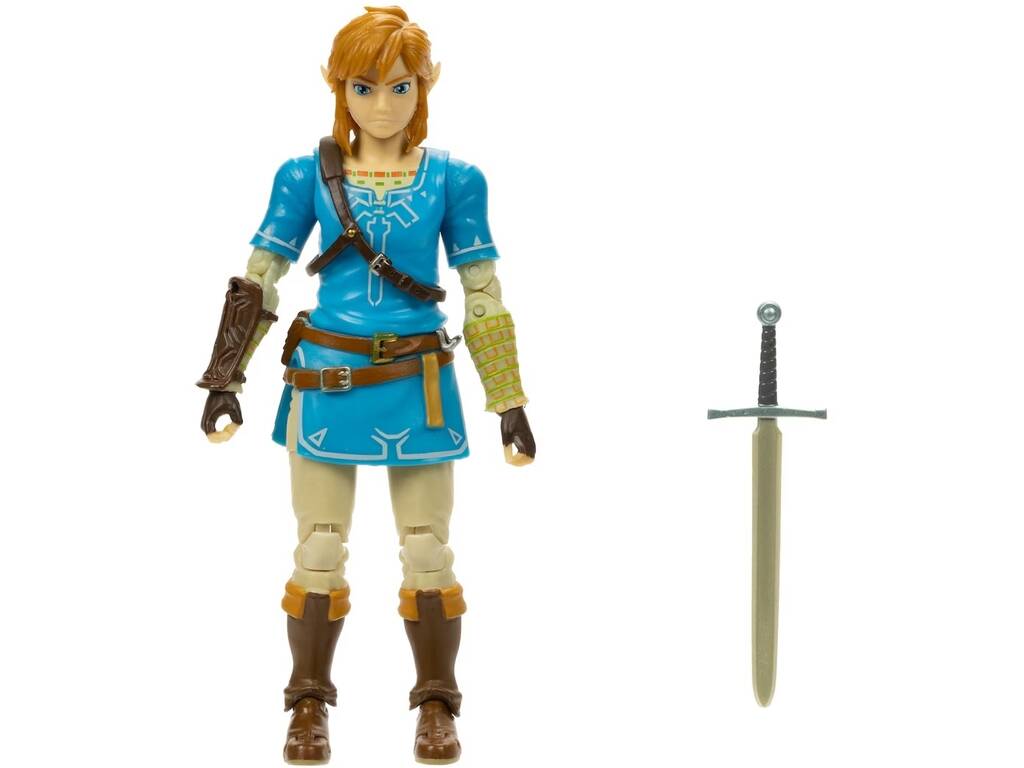 La légende de Zelda Figurine Link de 12 cm avec bouclier et épée