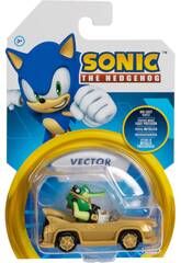 Sonic The Hedgehog Veículo Metálico Vector 6 cm