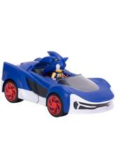 Sonic The Hedgehog Figura Sonic com Veículo Speed Star Lighting 16 cm