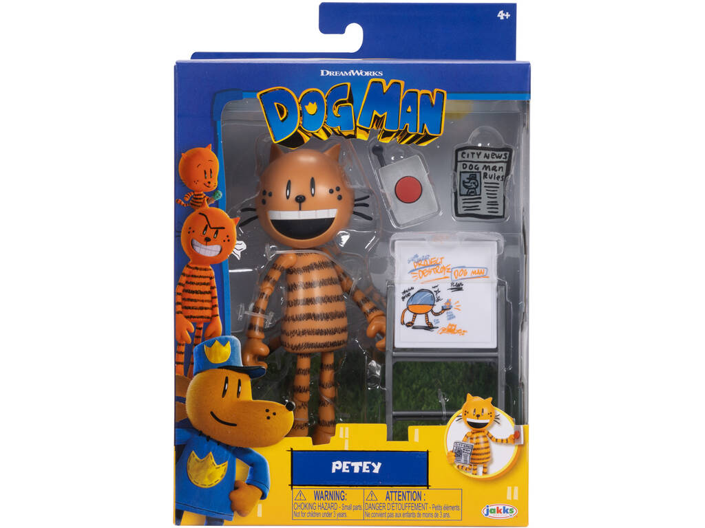 Dog Man Figurine Petey de 14 cm avec accessoires