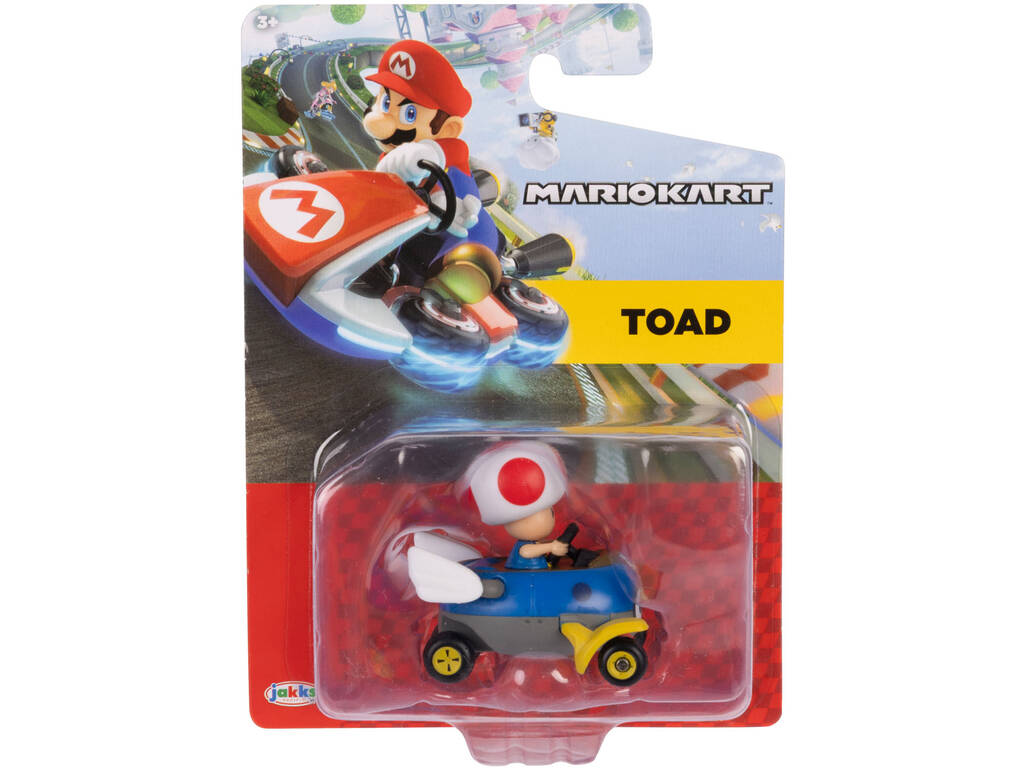 Mariokart Veículo Marchimotas GTI de 5,5 cm com Toad
