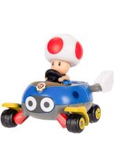Mariokart Veículo Marchimotas GTI de 5,5 cm com Toad