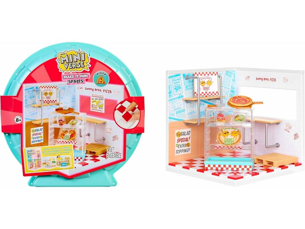 MiniVerse Make It Mini Spaces Set Pizzeria