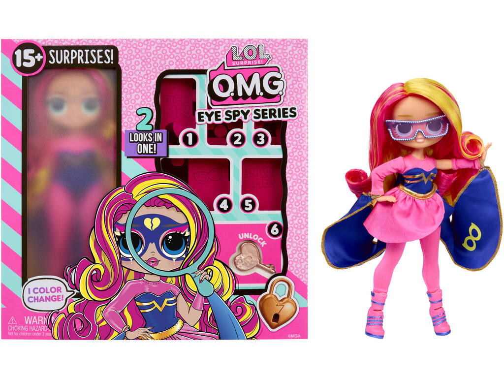 LOL Surprise OMG Eye Spy Series Poupée Sabrina Sky avec accessoires