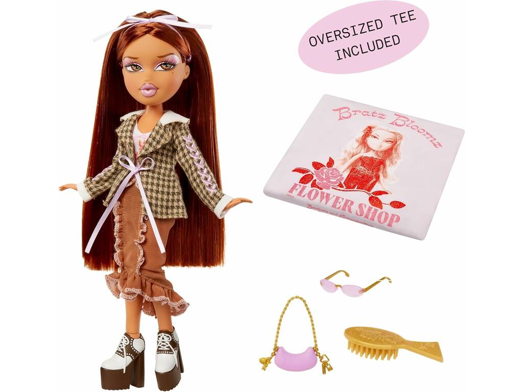 Bratz Stylin’ Muñeca Jasmin con Camiseta para Ti