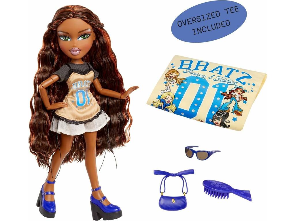 Bratz Stylin' Poupée Sasha avec T-shirt pour toi