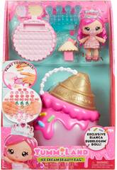 YummiLand Necessaire de Beleza Gelado com Boneca Bianca Bubblegum Exclusiva e Acessórios