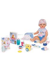 Baby Born Poupée Lukas Bain ludique de 36 cm avec accessoires