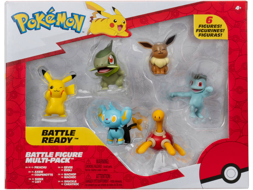 Multipack Pokémon Battle Figure avec 6 figurines