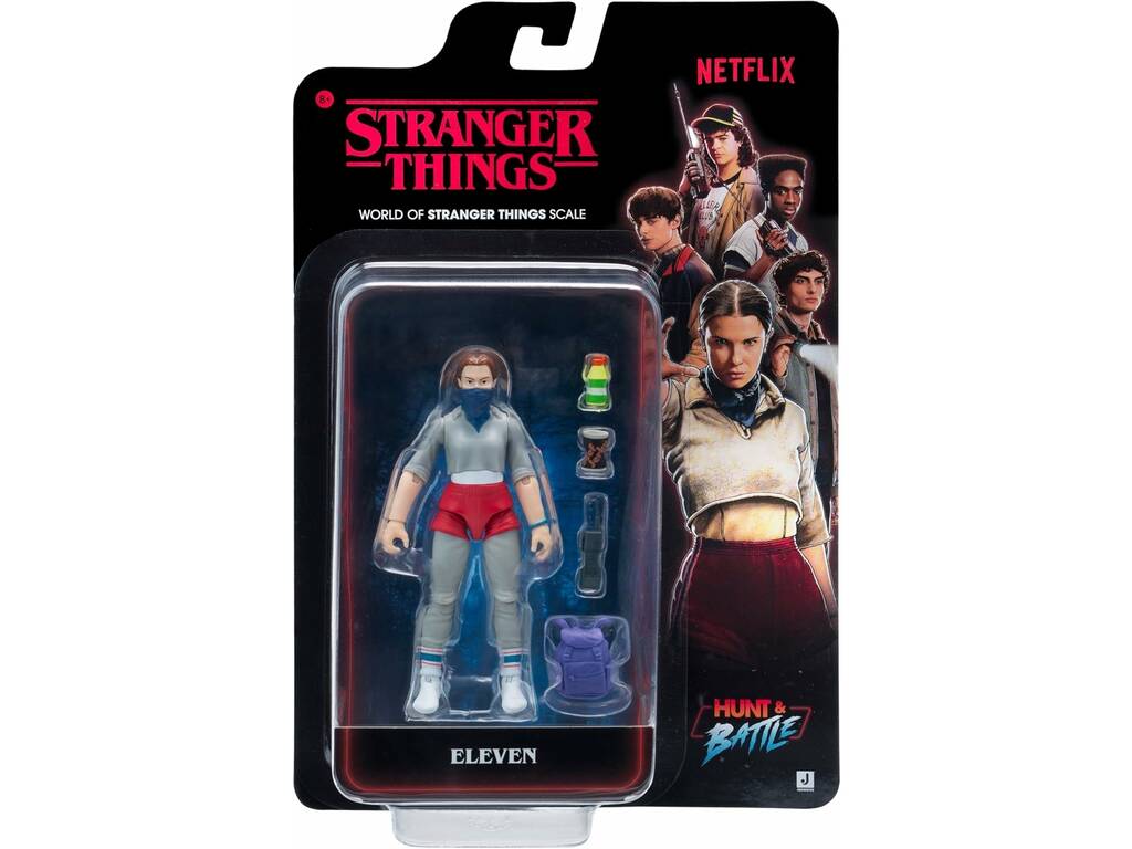 Stranger Things Hunt & Battle Figura Eleven de 10 cm