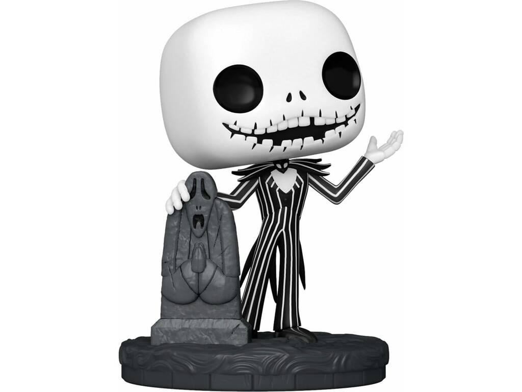 Funko Pop Pesadilla Antes de Navidad Figura Jack Skellington con Tumba