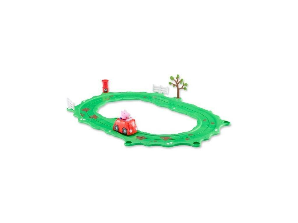 Peppa Pig Circuit Voiture rouge de Peppa