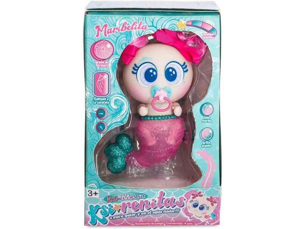 Ksimerito Ksirenita Poupée Maribelita Rosa avec accessoires