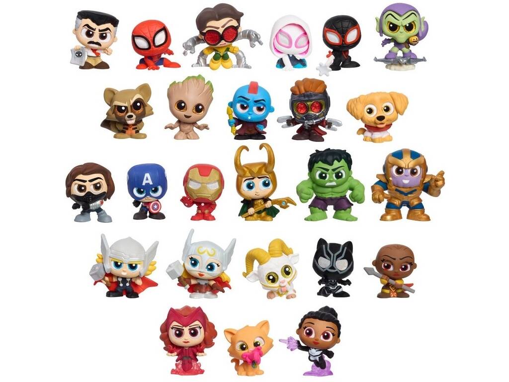 Doorables Marvel Pack Action Peek avec 4 figurines