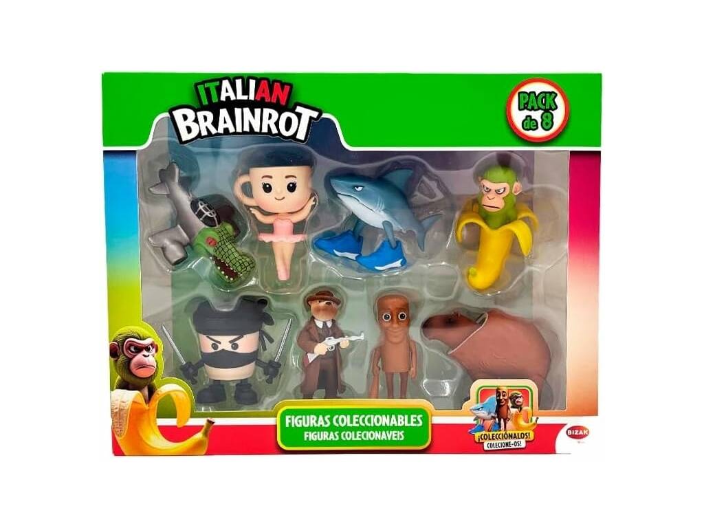 Italian Brainrot Pack 8 Figuras Coleccionables de 5 cm