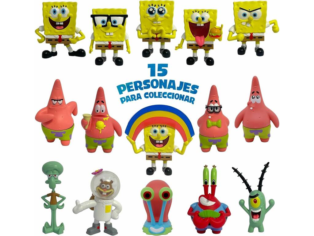 Bob l'éponge Sachet contenant 1 mini-figurine surprise de 5 cm