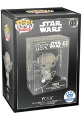 Funko Pop Die Cast Star Wars Figurine Yoda Métallique Exclusif