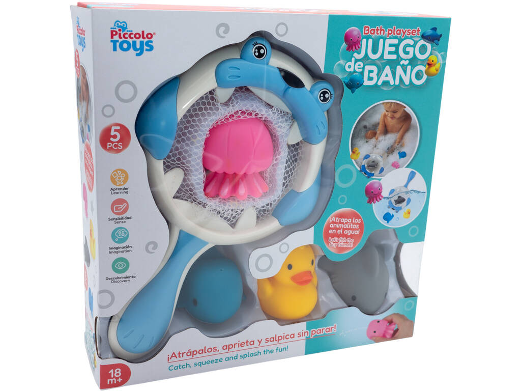 Jeu de salle de bain Animaux avec 5 pièces