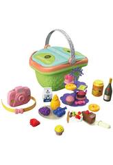 Petit panier pique-nique dessert 27 pièces