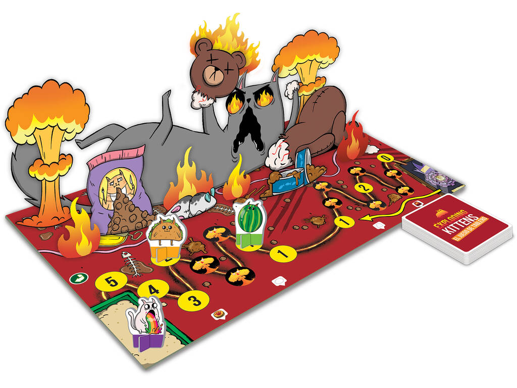 Exploding Kittens El Juego de Tablero