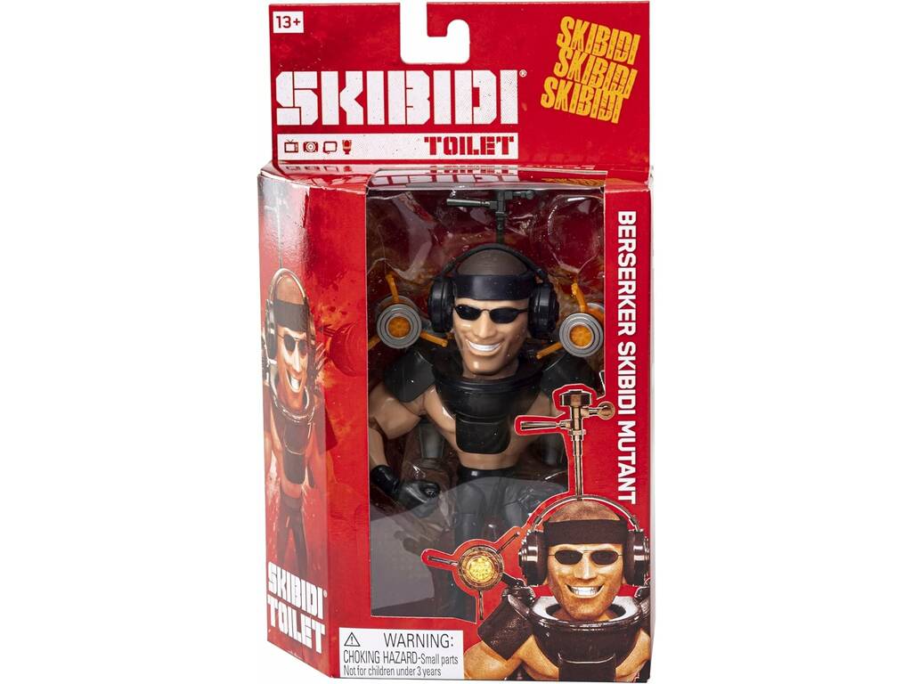 Skibidi Toilet Figurine Berserker Skibidi Mutant de 16 cm