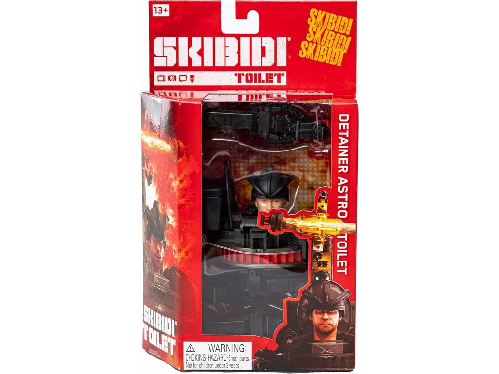 Skibidi Toilet Figurine Detainer Astro Toilet de 16 cm