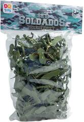 Conjunto Soldados de Plástico Cor Verde
