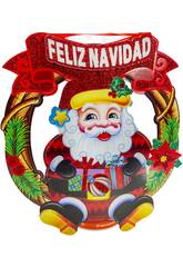 Décoration de Noël Affiche Père Noël 29 x 25 cm