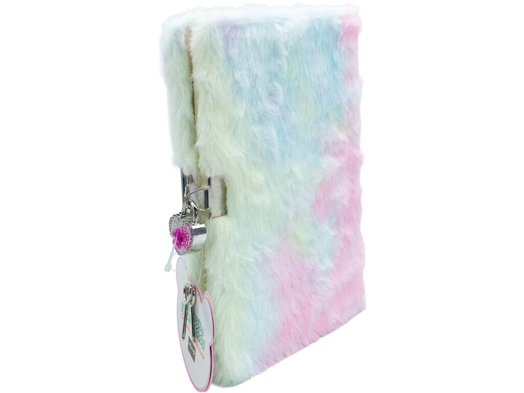 Mon journal intime poilu Chat multicolore avec cadenas