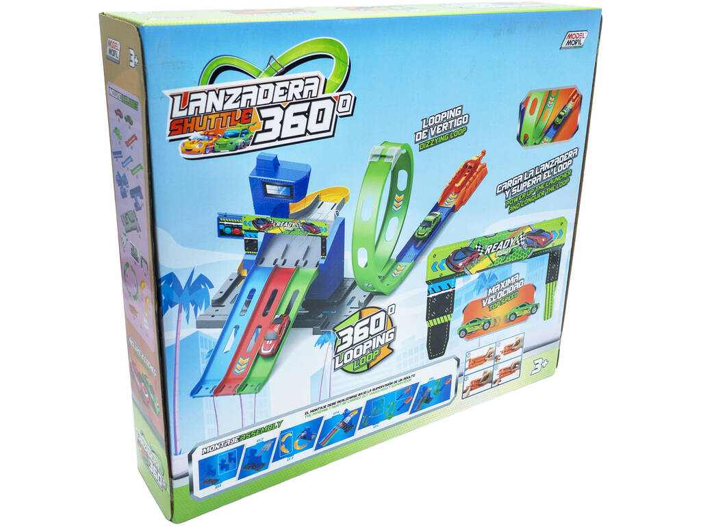 Navette 360º avec looping et 2 voitures