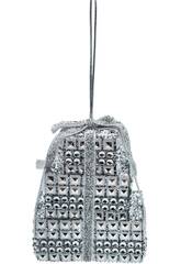 Décoration de Noël Boîtes-cadeaux argentées 10 x 8 cm