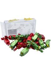 Décoration de Noël Boîte contenant 22 décorations vertes et rouges de 2 x 10 cm