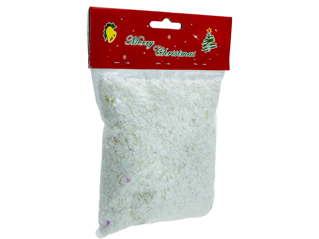 Décoration de Noël Sachet de neige artificielle en flocons de 50 g