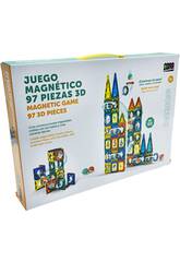 Juego Magnético de Construcción con 97 Piezas