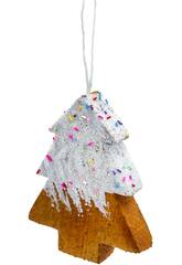 Décoration de Noël Biscuit au gingembre Sapin de Noël 12 x 10 cm