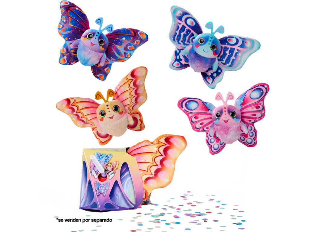 FluffyFly Peluche Papillon Surprise