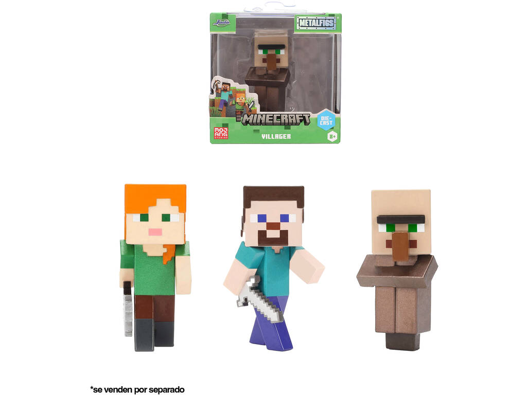 Metalfigs Minecraft Figurine en métal de 7 cm
