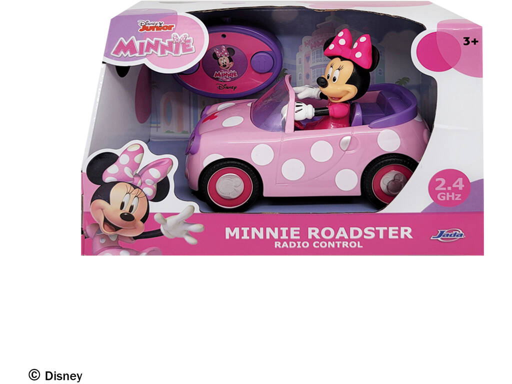 Disney Junior Minnie Coche Roadster Radio Control de 17 cm