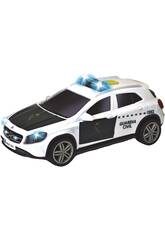 Dickie Toys Coche Mercedes de la Guardia Civil de 15 cm con Luz y Sonidos