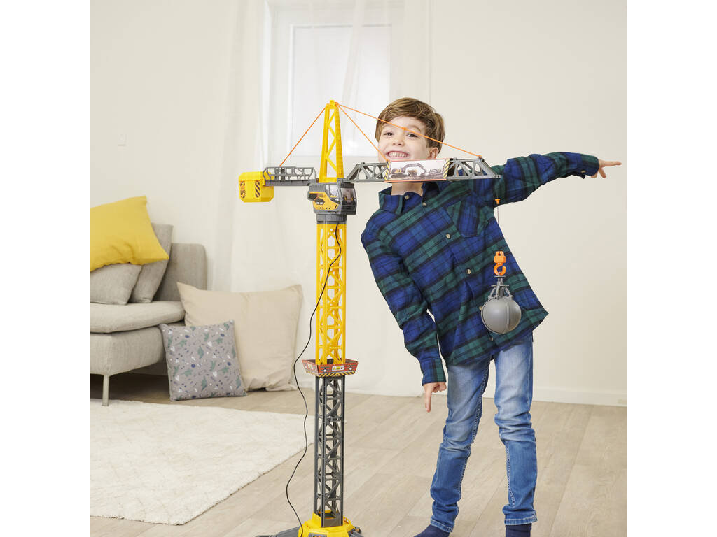 Dickie Toys Grue 110 avec contrôleur à câble