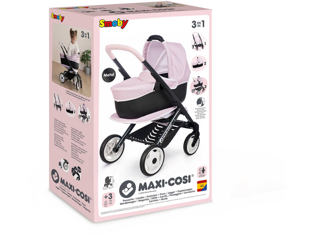Poussette Maxi Cosi Siège auto et poussette rose