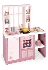 Cocina Loft Rosa con Electrónica y 27 Accesorios